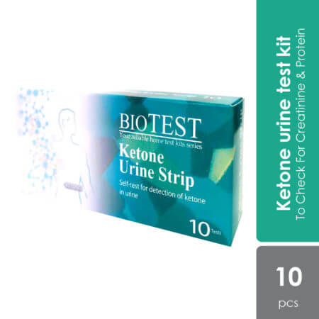 Bio Test Ketone Urine Strip 10s