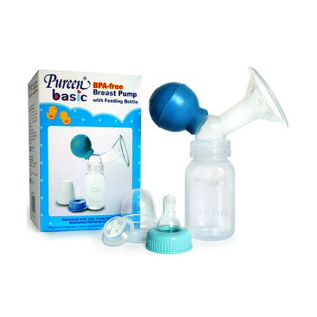 Pureen Basic Breast Pump With Bottle(bbpf-1)