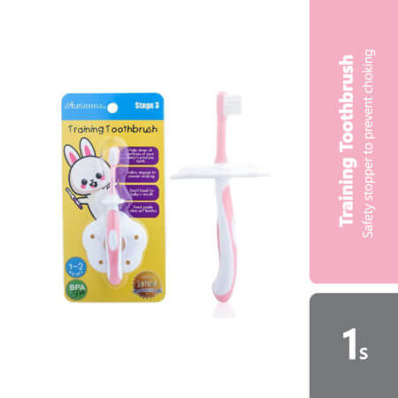 Autumnz Training Toothbrush (stage 3) - Pink