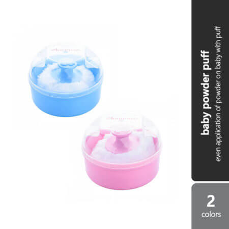 Autumnz Baby Powder Puff (blue/pink)