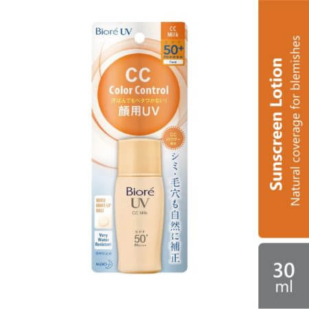 Biore Uv Color Control Cc Milk Spf50 30ml