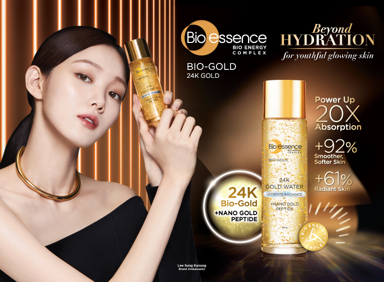 [Value Pack] Bio Essence Bio-Gold 24K Gold Day Cream 40g + Night Cream 40g + Cleanser 100g | Bio-Gold Skincare Set