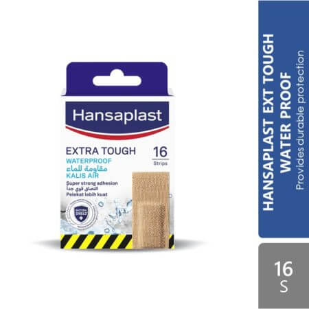 Hansaplast Ext Tough Water Proof 16s