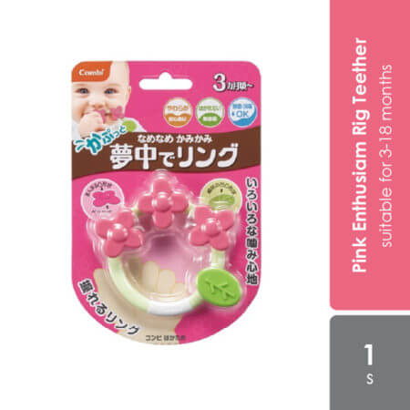 Combi Enthusiam Rig Teether Pink