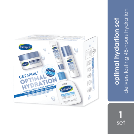 Cetaphil Optimal Hydration Regime 1 To 4 Steps Sets | Delivers Lasting 48-hours Hydration