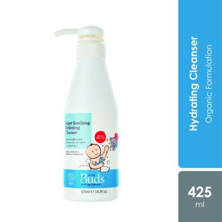 Buds Soothing Hydrating Cleanser 425ml | Gentle Organic Formulation