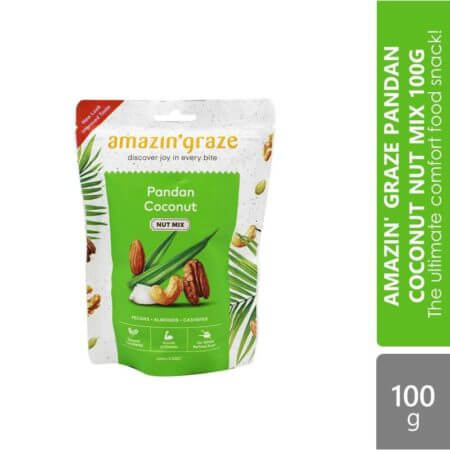 Amazin' Graze Pandan Coconut Nut Mix 100g