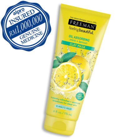 Freeman Feeling Beautiful Oil Absorbing Mint + Lemon Clay Mask (175ml)