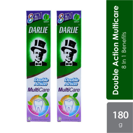 Darlie Double Action Multi Care 180g 2s With Free 80g