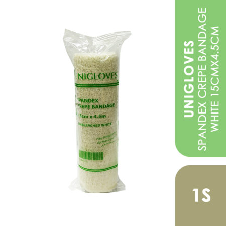 Unigloves Spandex Crepe Bandage White 15cmx4.5cm 1s