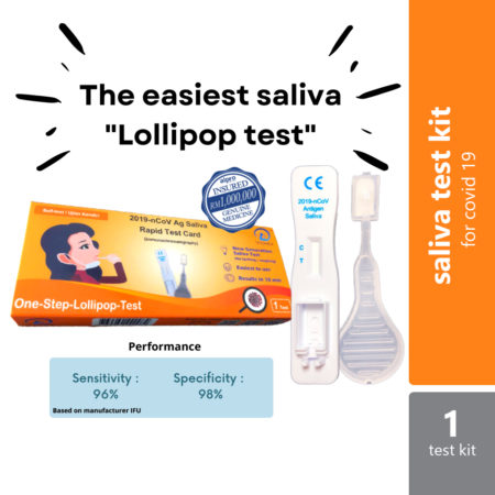 Vcheck Rtk Covid-19 Antigen Rapid Lollipop Test Kit | Saliva For Kids