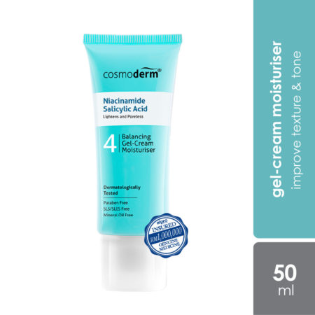 Cosmoderm Niacinamide Balancing Gel-cream Moisturizer 50ml | Improve Texture & Tone