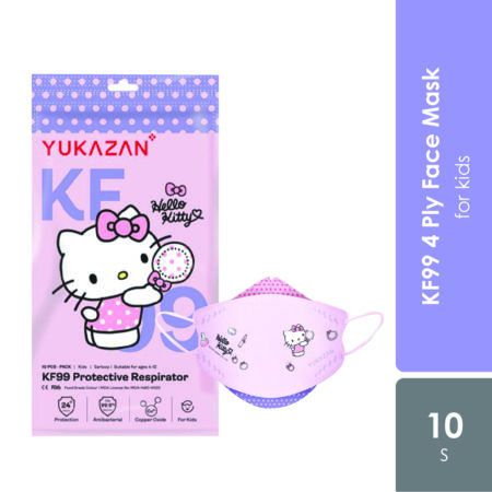 Yuka Zan Kf99 Medical Face Mask (princess Kitty) 10s | For Kids