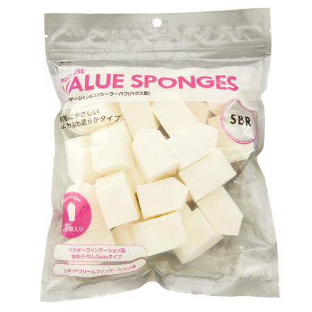 Sugi S Select Pro Use Value Sponge (sbr) 30s | Make Up Cleaning Sponge