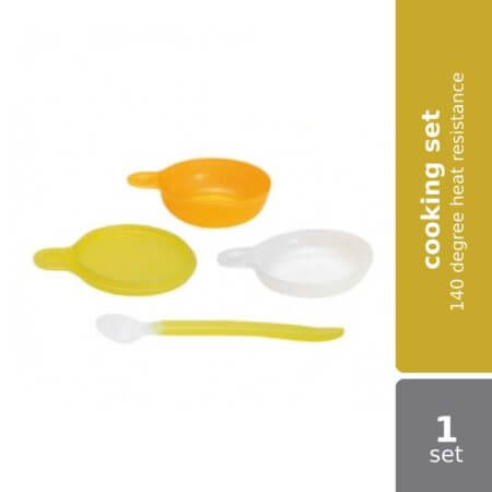 Combi Baby Label Compact Cooking Set With Spoon #81007