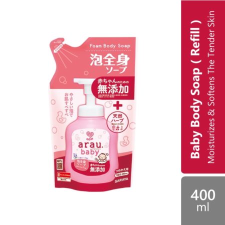 Arau Baby Full Body Soap Refill 400ml | Moisturzing & Softens The Tender Skin