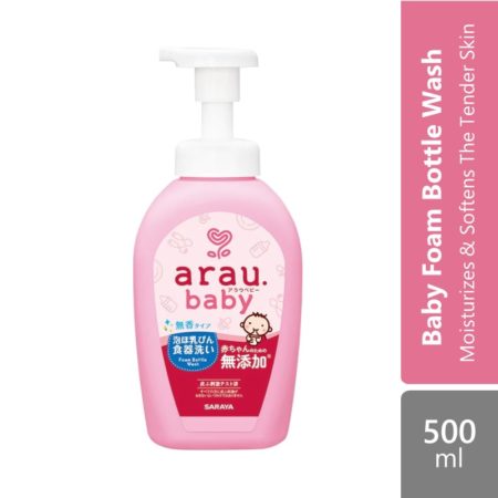 Arau Baby Bottle And Dish Wash 500ml | Moisturize & Softens The Tender Skin