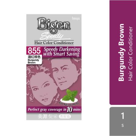 Bigen Speedy 855 Burgundy Brown | Hair Color Conditioner