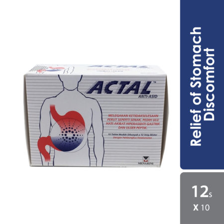 Actal Anti Acid 12x10s | Digestive Care