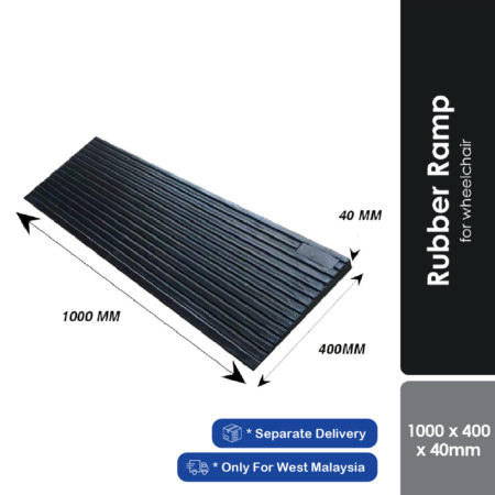 Rubber Ramp For Wheelchair 1000x400x40mm