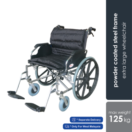 Hopkin Extra Large Steel Wheelchair | Extra Large Wheelchair