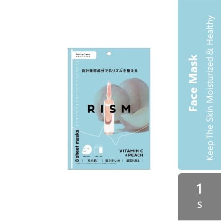 Rism Daily Care Mask Vitaminc & Peach 1s