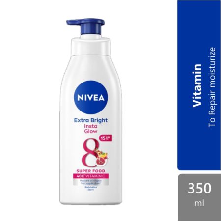 Nivea 89136 Extra Bright Insta Glow 350ml | To Repair Moisturize