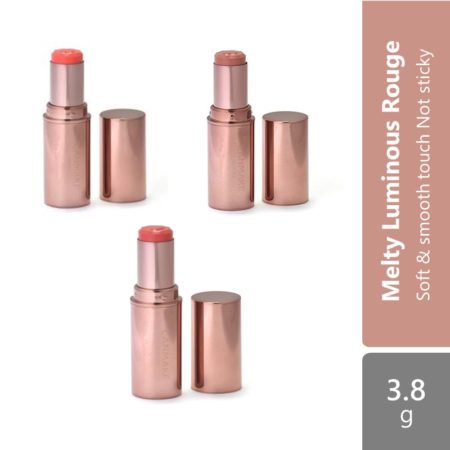 Canmake Melty Luminous Rouge Tint ( T01 Bride Pink Coral/t02 Rose Milk Tea/t03 Dearest Red)