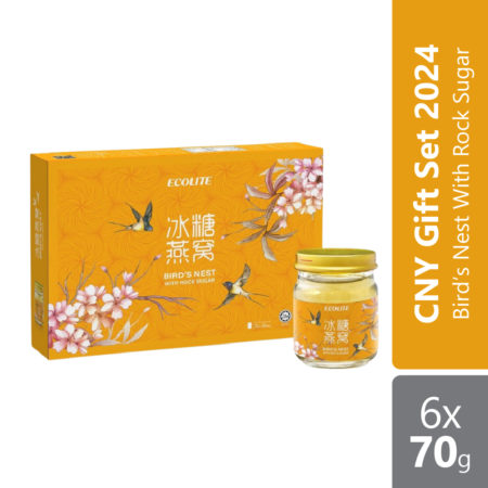 Ecolite Bird Nest With Rock Sugar 70ml 6s X 70g | Cny Gift Set 2024