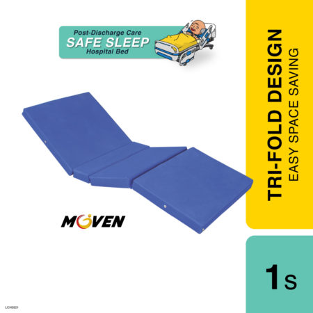 Moven Hospital Folding Mattress, Pu | 3 Folds