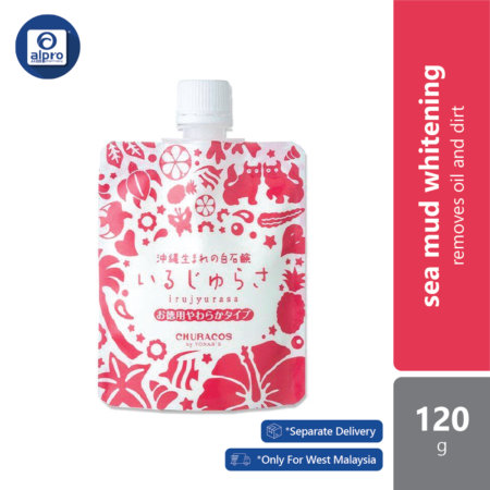 Churacos Irujyurasa Okinawa Sea Mud Whitening Cleansing 120g (non-muslim Friendly)