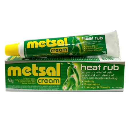 Metsal Heat Rub Cream 50g