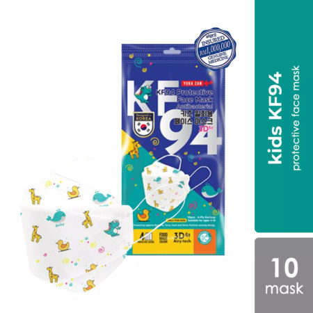 Yuka Zan Kf94 Medical Face Mask 10s | For Kids