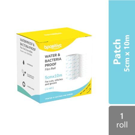 Bpositive Water & Bacteria-proof Roll 5cm X 10m | Protect & Reduce The Risk Of Infection