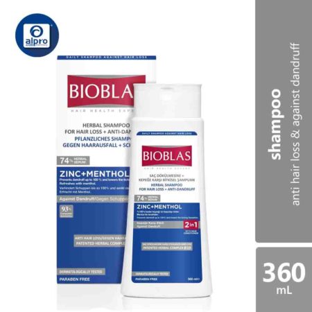 Bioblas Herbal Hair Loss Shampoo For Anti Dandruff (360ml)