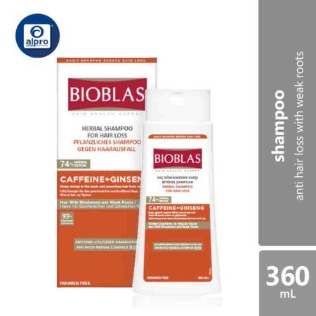 Bioblas Herbal Hair Loss Shampoo For Powerless Hair (360ml)