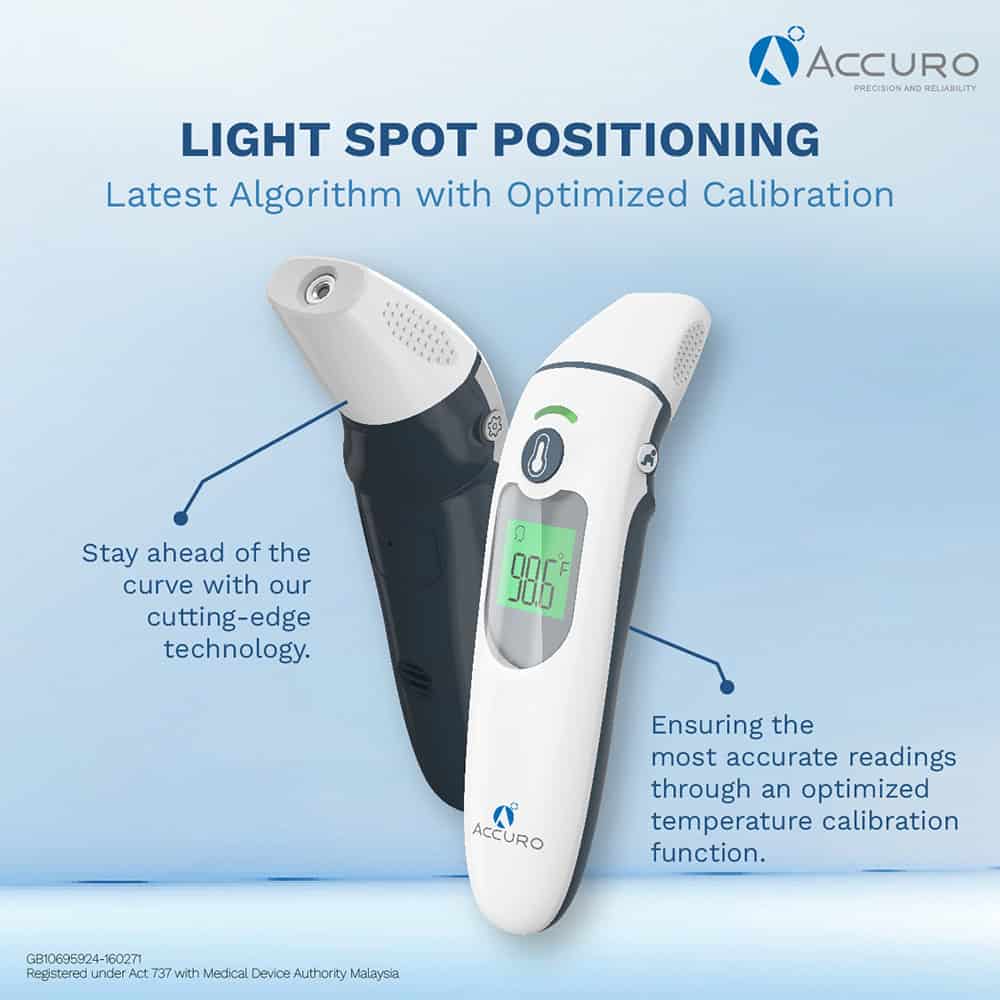 Accuro Multi-function Infrared Thermometer Acr-ir3010 | Health Tracker ...