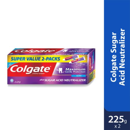 Colgate Sugar Acid Neutralizer 225g 2s | Anticavity Toothpaste