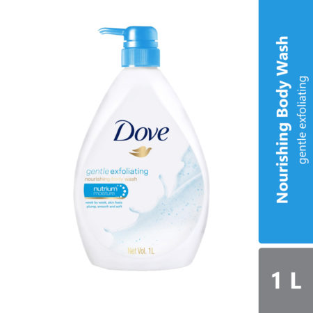 Dove Gentle Exfoliating Body Wash 1l | Nourishing Body Wash