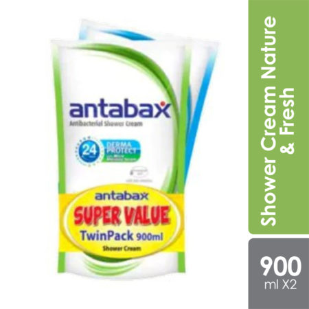 Antabax Shower Cream Nature & Fresh 900ml 2s [expiry 12/25]