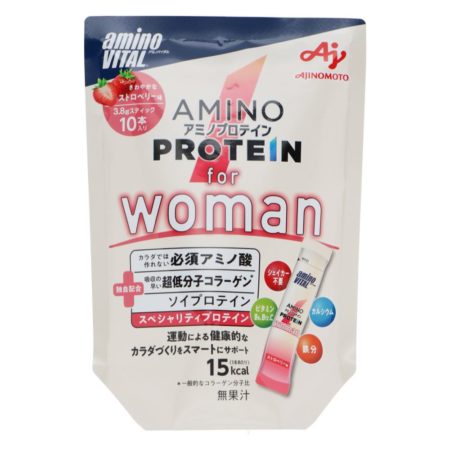 Ajinomoto Amino Vital Strawberry Flavor Amino Protein For Woman 10s
