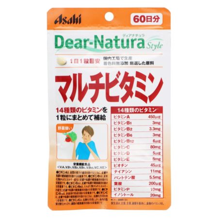 Asahi 60 Days Dear Natura Multivitamin Supplement Tablets 60s