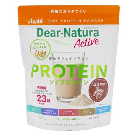 Asahi Dear Natura Active Chocolate Flavor Soy Protein 360g