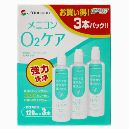 S-select Antibacterial O2 Care Milfa Contact Lens Cleanser 120ml X 3s