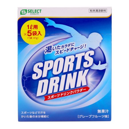 S-select Citrus Flavor Sports Drink Powder 41g X 5s