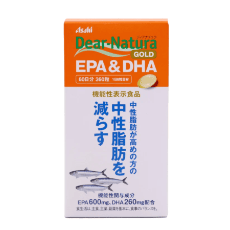 Asahi 60 Days Dear Natura Gold Epa & Dha Supplement Softgel 360s