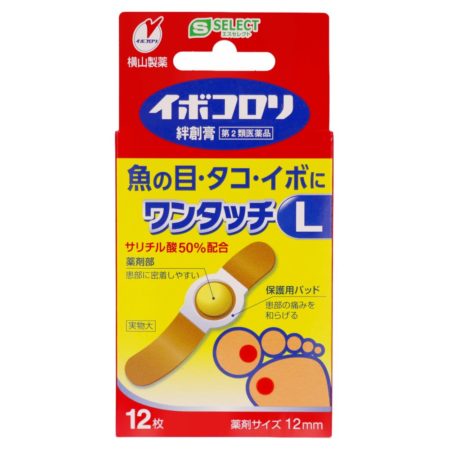 S-select Corns & Warts Adhesive Plaster 6s (s,m,l Size) - L