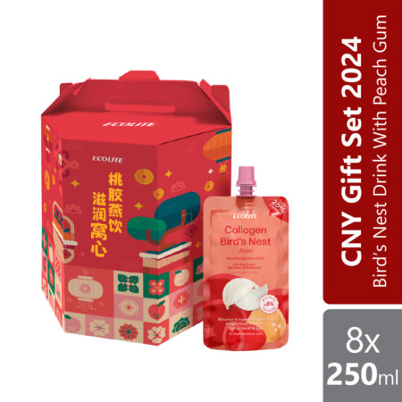 Ecolite Collagen Bird Nest Drink 8s X 250ml Giftset 2024 | Cny Gift Set 2024