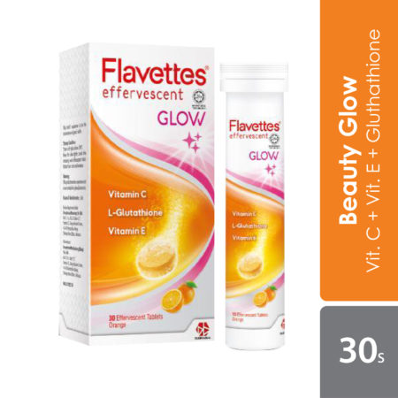 Flavettes Glow Effervescent 30s | Anti-Aging & Skin Brightening