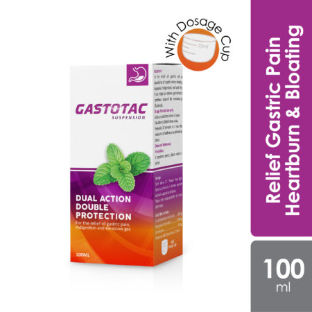 Gastotac Suspension | Fast Acting Gastric Pain Relief